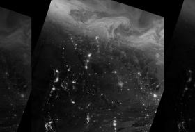 Northern lights` festive show captured in stunning NASA image 